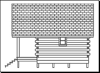 16x16 Log Cabin Kits - Log Home floor plans- 1-866-Logkits.com - Mather, WI